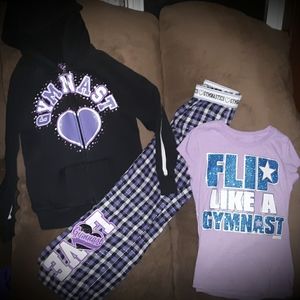 GYMNAST CLOTHES SIZE 8